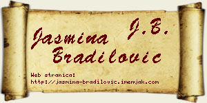 Jasmina Bradilović vizit kartica